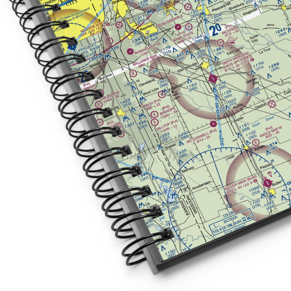 Michael Farm Airport (MU84) VFR Sectional Notebook 