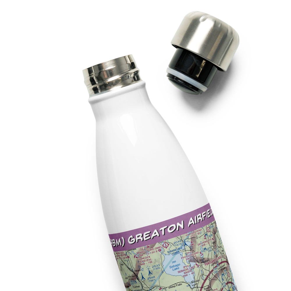 Greaton Airfield (98M) VFR Sectional Water Bottle 