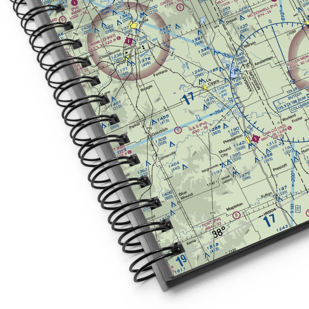 Hilltop Airport (MU62) VFR Sectional Notebook 