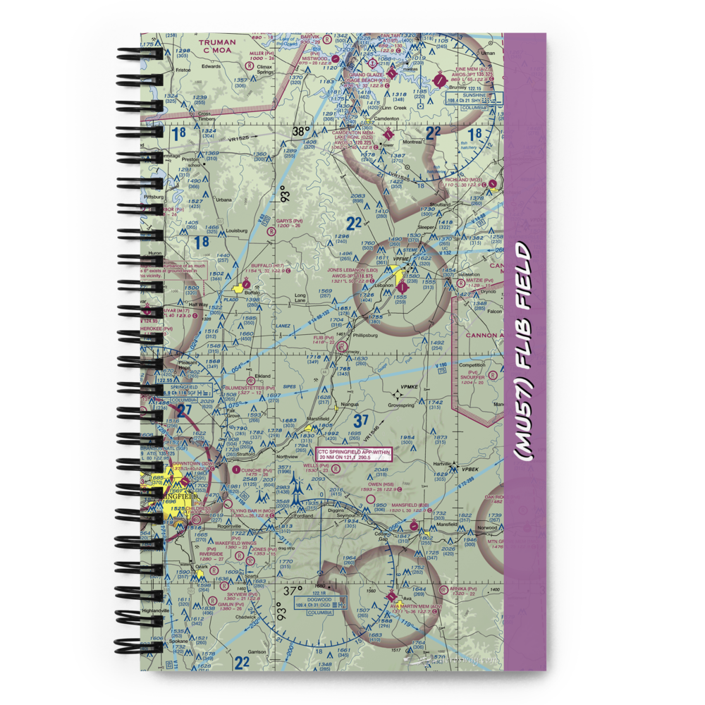 Flib Field (MU57) VFR Sectional Notebook 