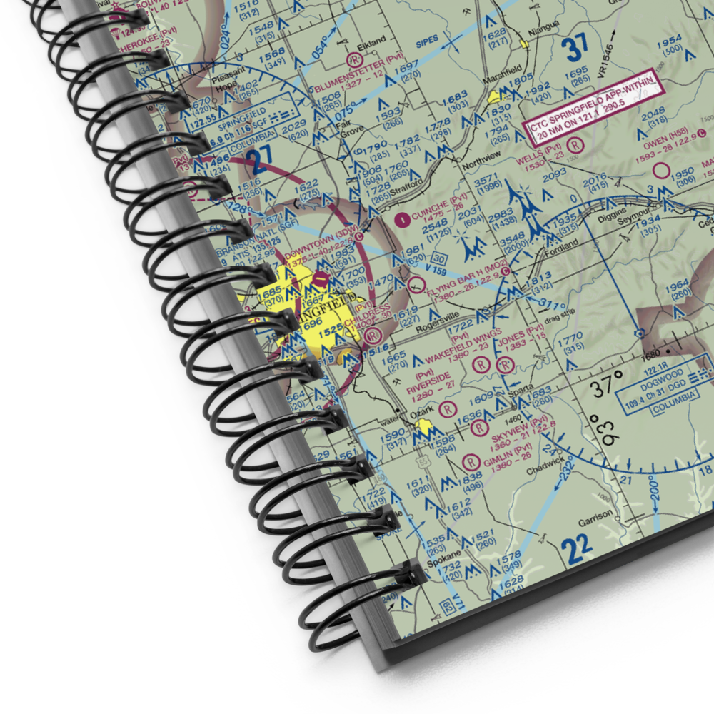 Flib Field (MU57) VFR Sectional Notebook 