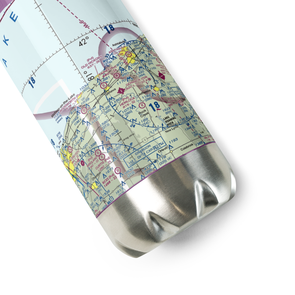 Paine's Airport (98OH) VFR Sectional Water Bottle 