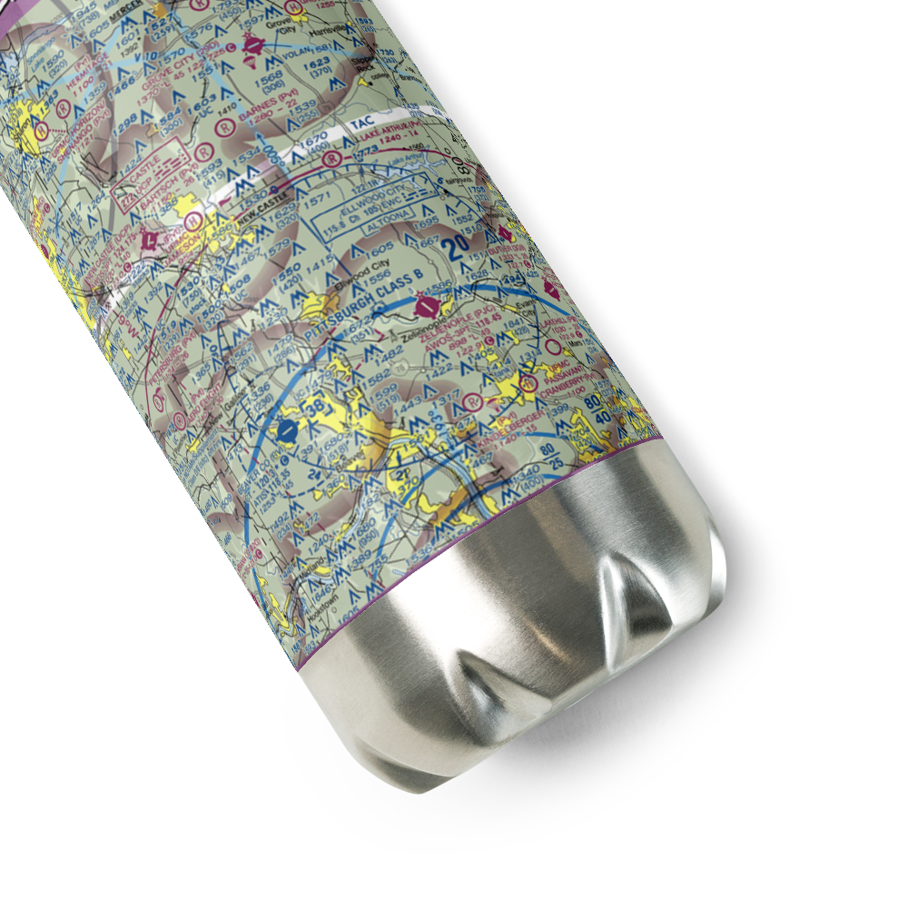 Pleasant Hill Airport (98PA) VFR Sectional Water Bottle 
