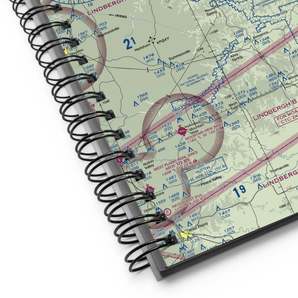 Haven Wood Airport (MU34) VFR Sectional Notebook 