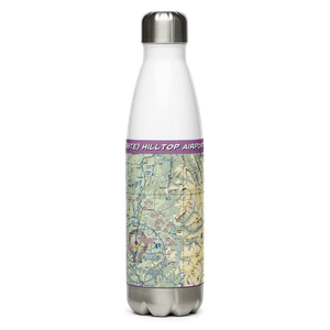 Hilltop Airport (98TE) VFR Sectional Water Bottle