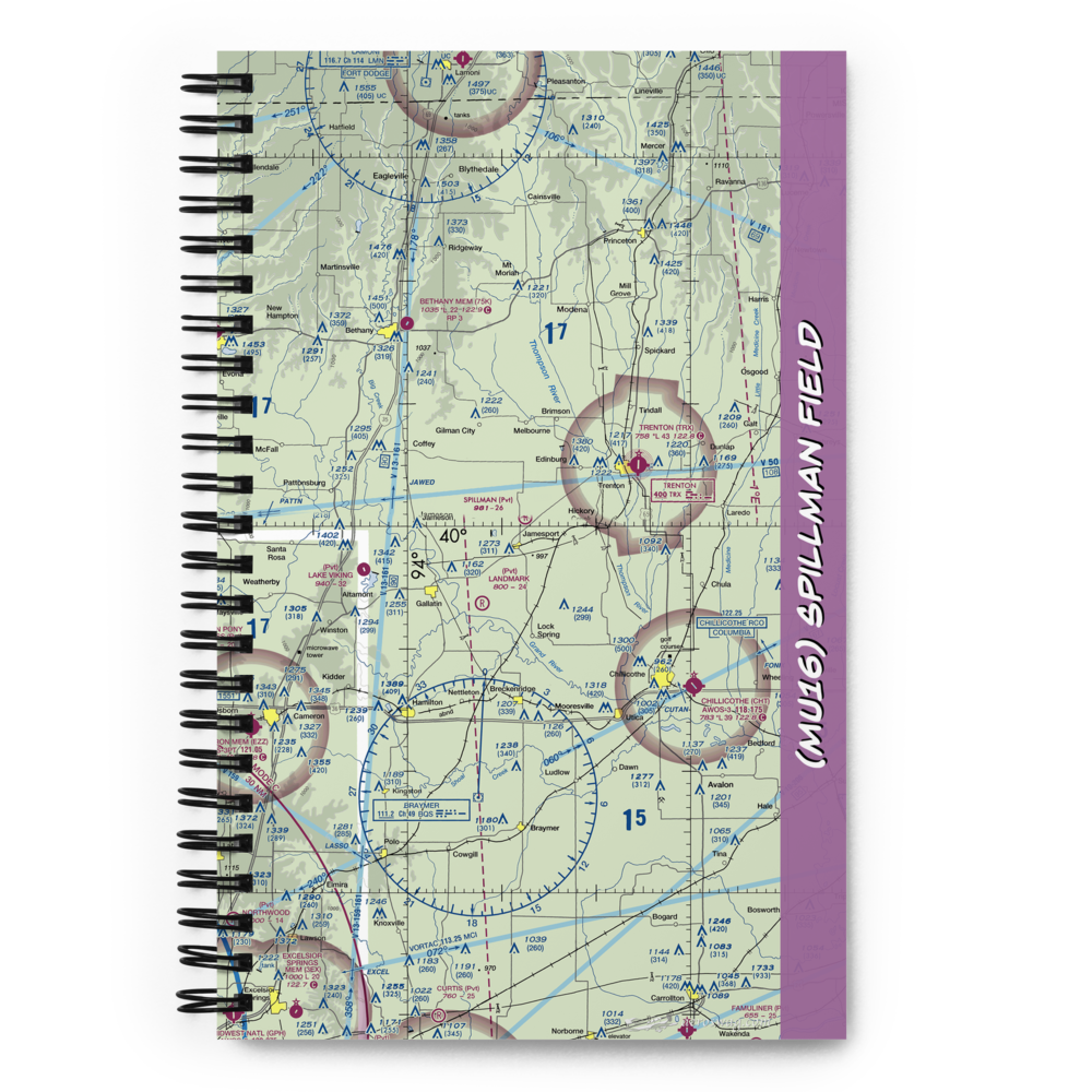 Spillman Field (MU16) VFR Sectional Notebook 