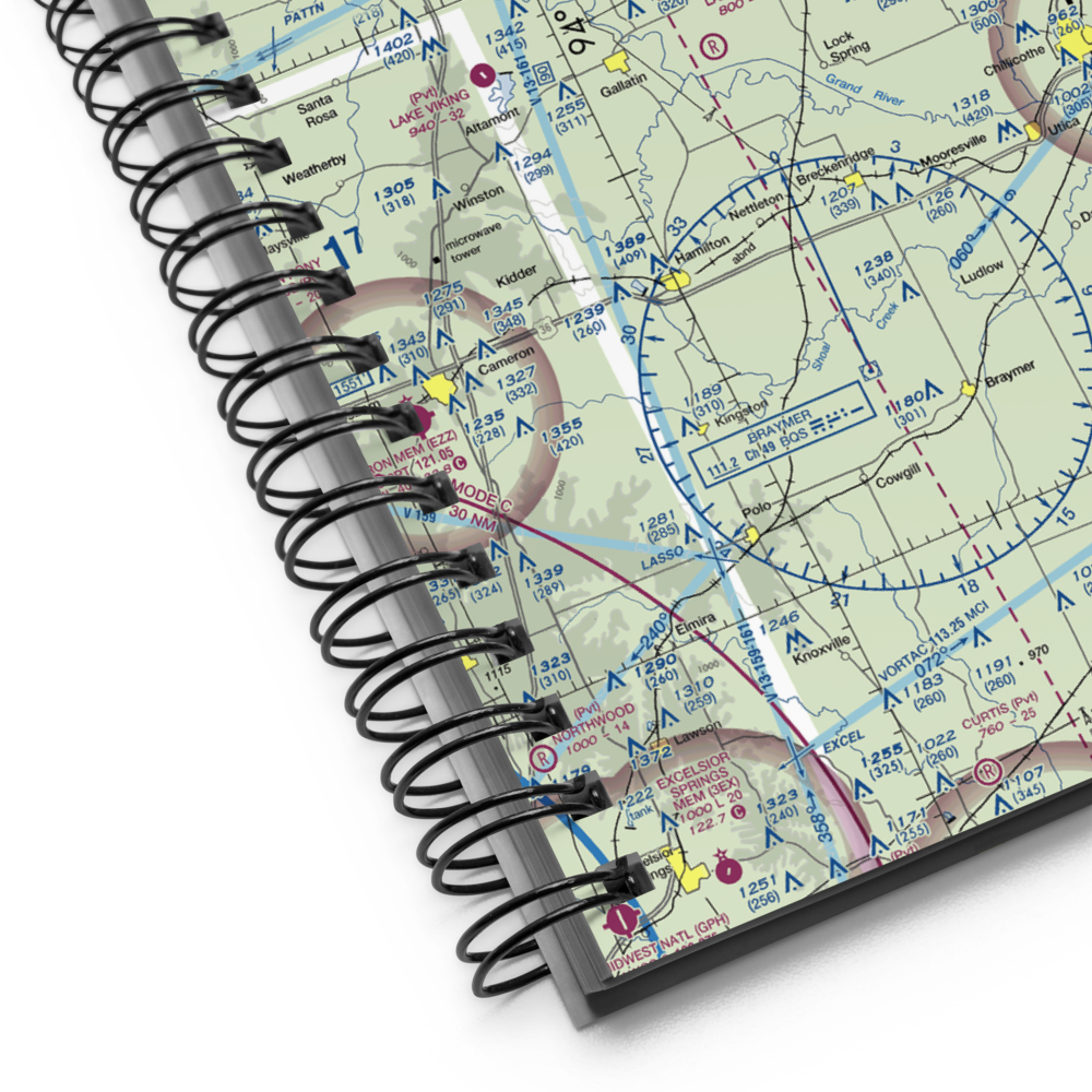 Spillman Field (MU16) VFR Sectional Notebook 