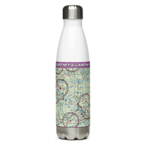 Courtney's Landing Airport (99IA) VFR Sectional Water Bottle