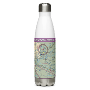 Elm Creek Farms Airport (99KS) VFR Sectional Water Bottle