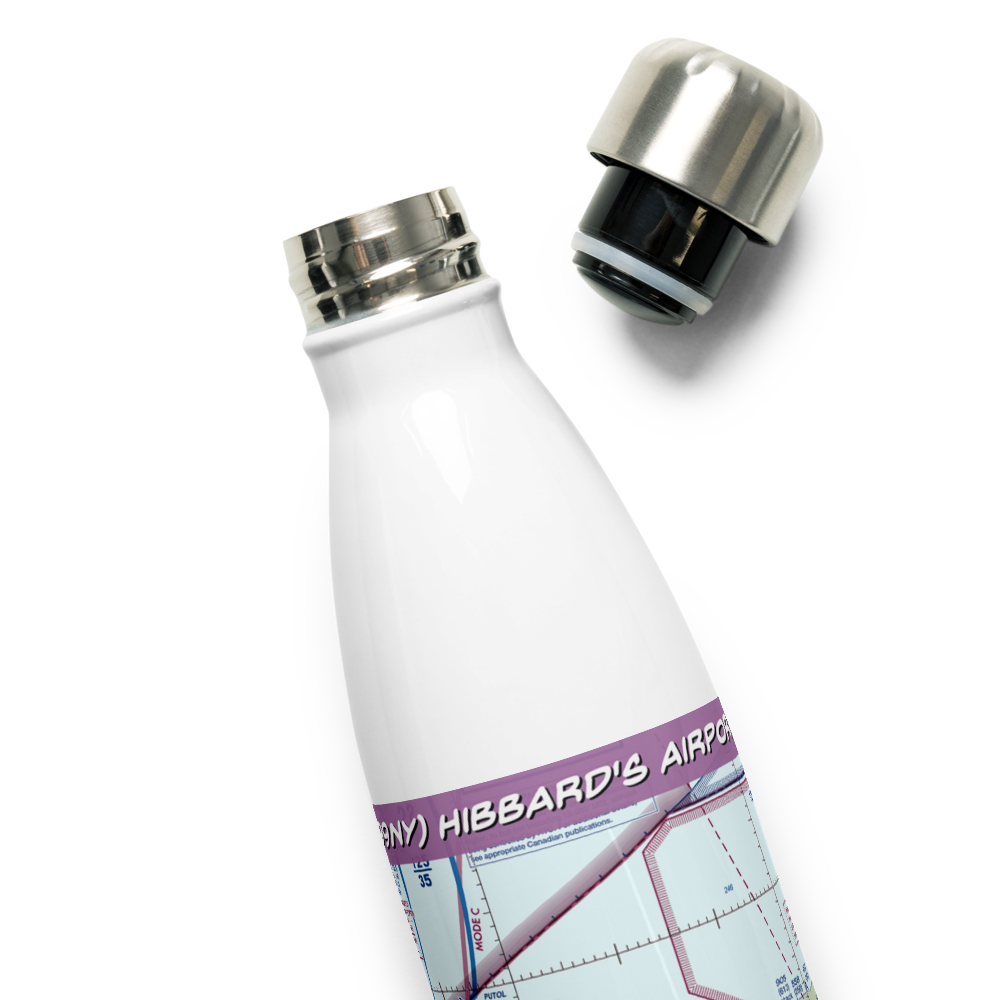 Hibbard's Airport (99NY) VFR Sectional Water Bottle 