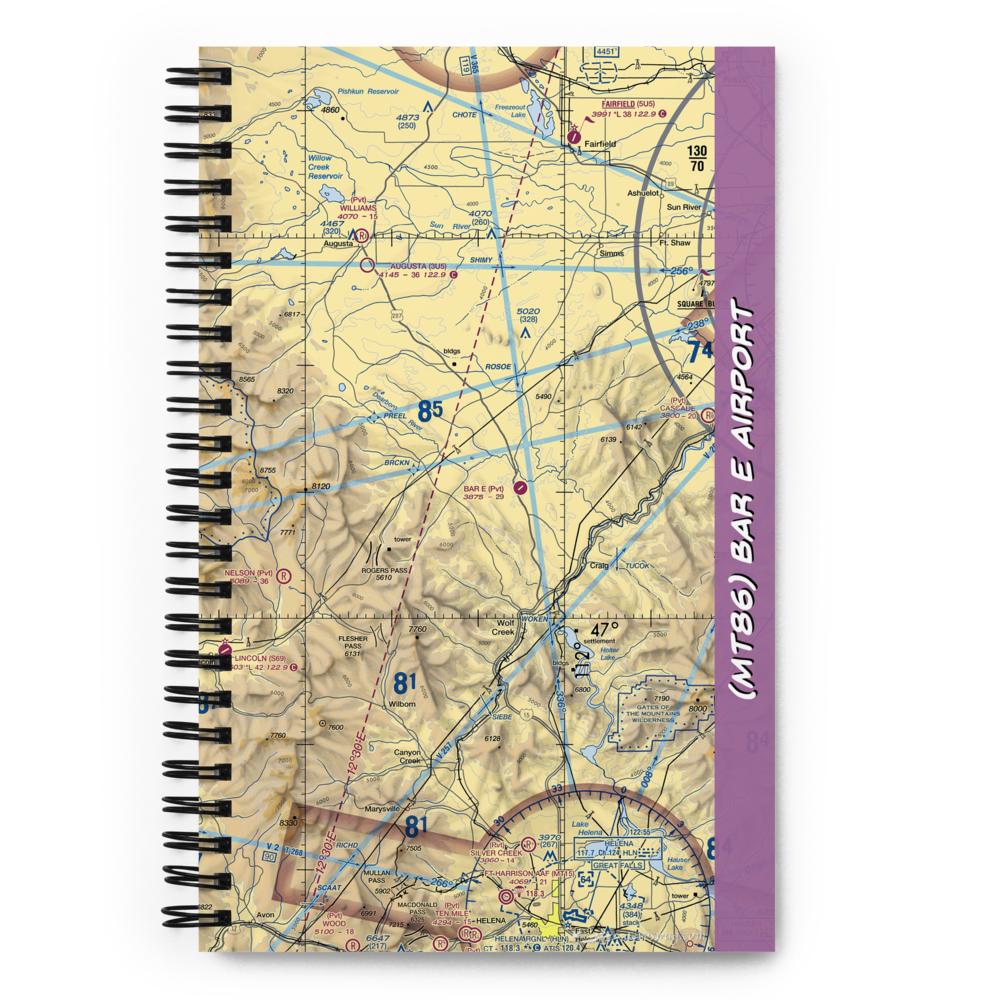 Bar E Airport (MT86) VFR Sectional Notebook 