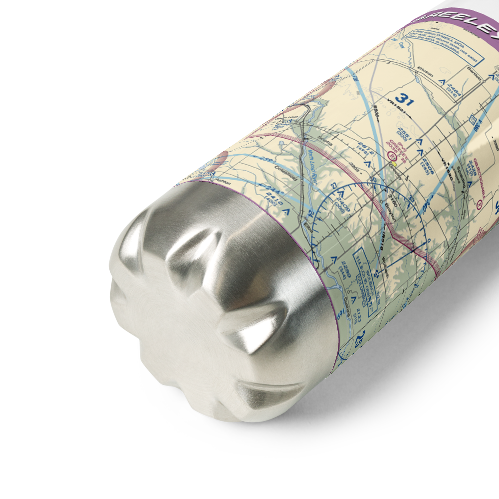 Greeley Municipal Airport (NE46) VFR Sectional Water Bottle 