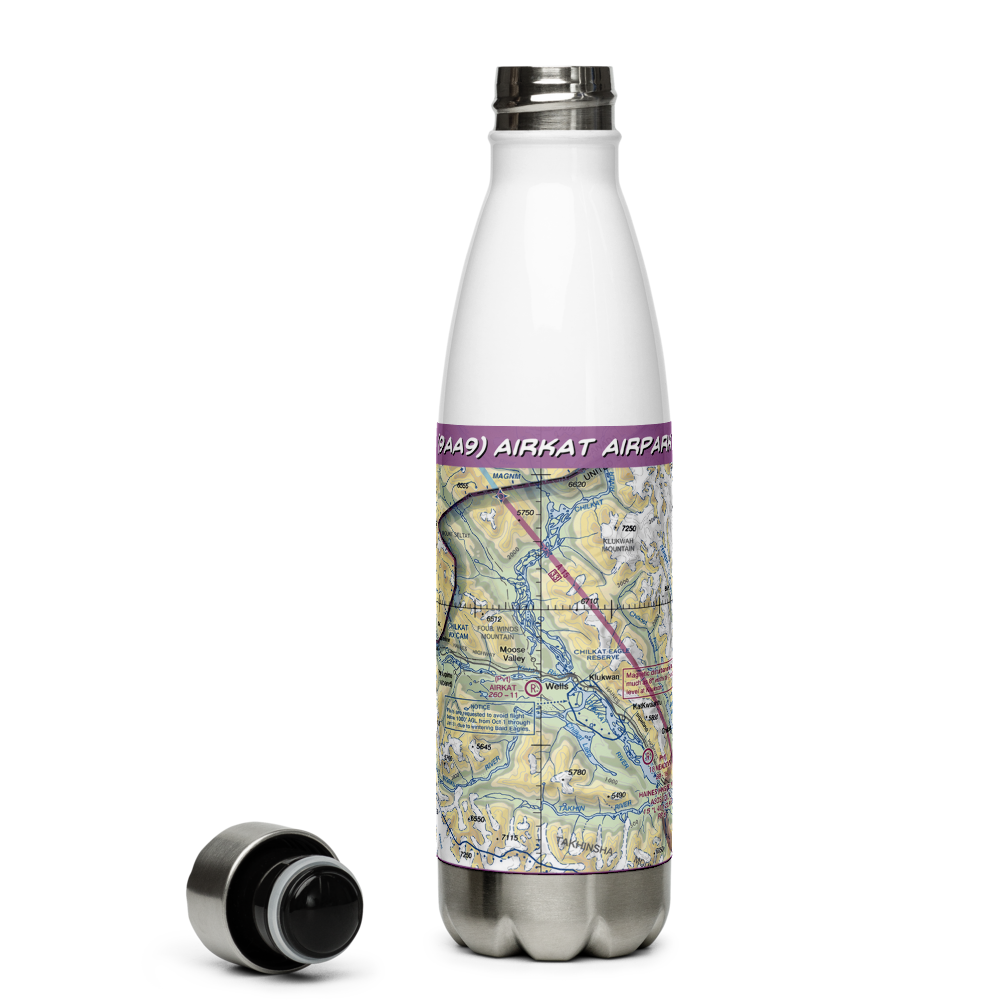 Airkat Airpark (9AA9) VFR Sectional Water Bottle 