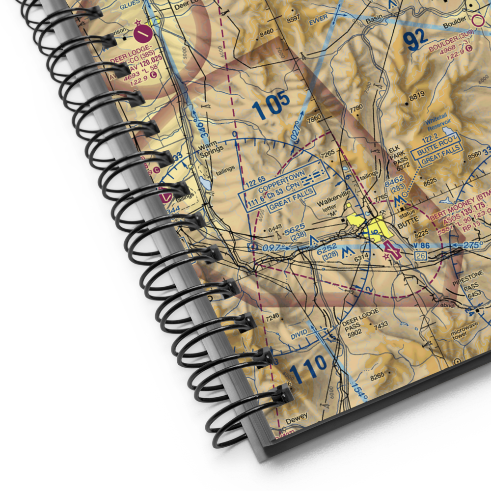 Klies Air Strip (MT43) VFR Sectional Notebook 