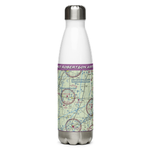 Robertson Airport (9AR0) VFR Sectional Water Bottle