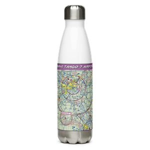 Tango 7 Airport (9AR4) VFR Sectional Water Bottle