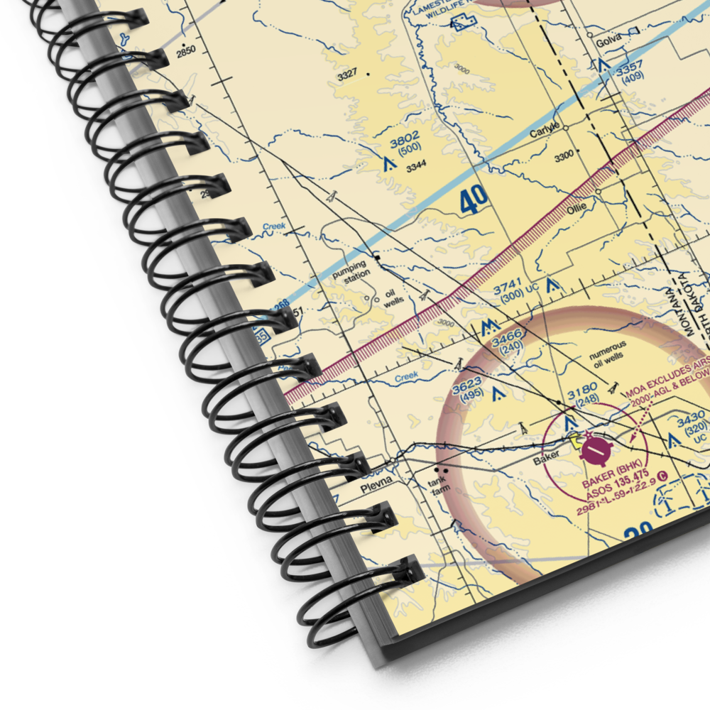 Hollstein Ranch Airport (MT20) VFR Sectional Notebook 