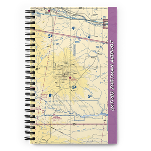 Zortman Airport (MT08) VFR Sectional Notebook