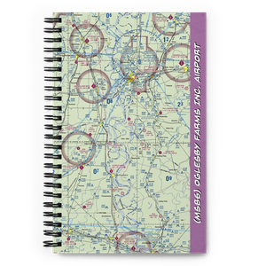 Oglesby Farms Inc. Airport (MS86) VFR Sectional Notebook