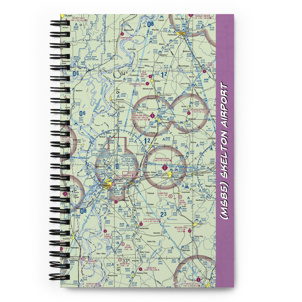 Skelton Airport (MS85) VFR Sectional Notebook 