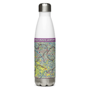 Rock Airport (9G1) VFR Sectional Water Bottle