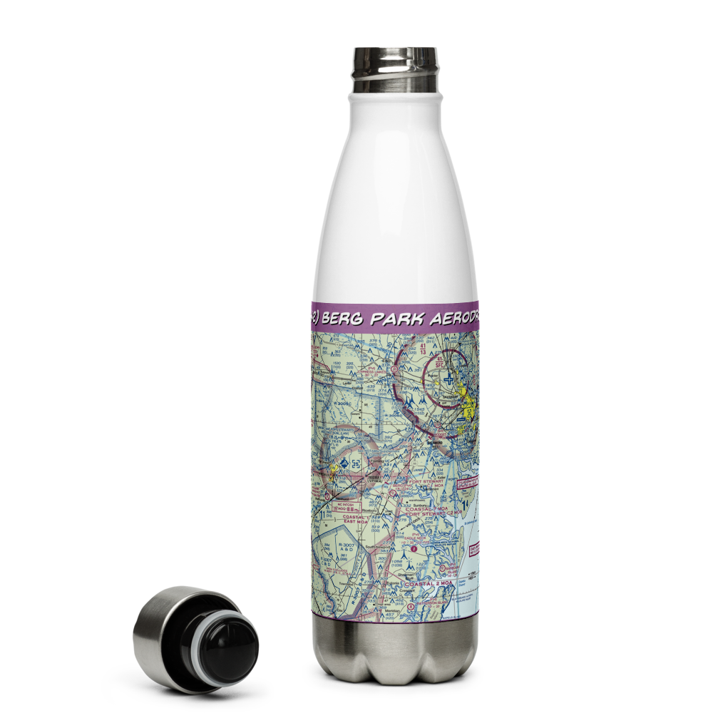 Berg Park Aerodrome (9GA2) VFR Sectional Water Bottle 