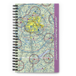 Vaiden Landing Airport (MS64) VFR Sectional Notebook