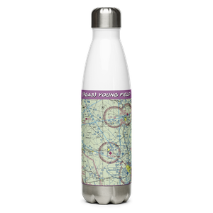 Young Field (9GA3) VFR Sectional Water Bottle