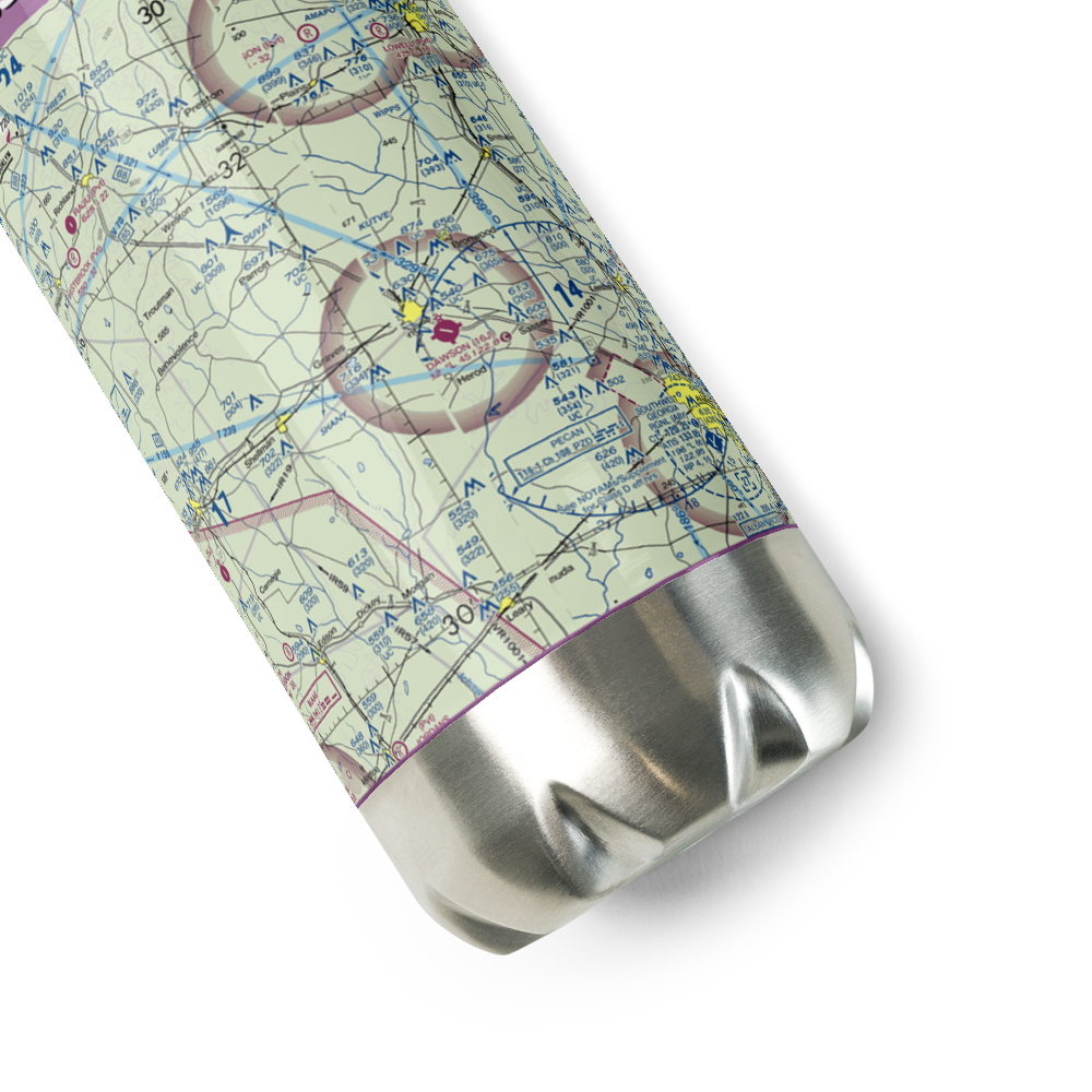 Young Field (9GA3) VFR Sectional Water Bottle 
