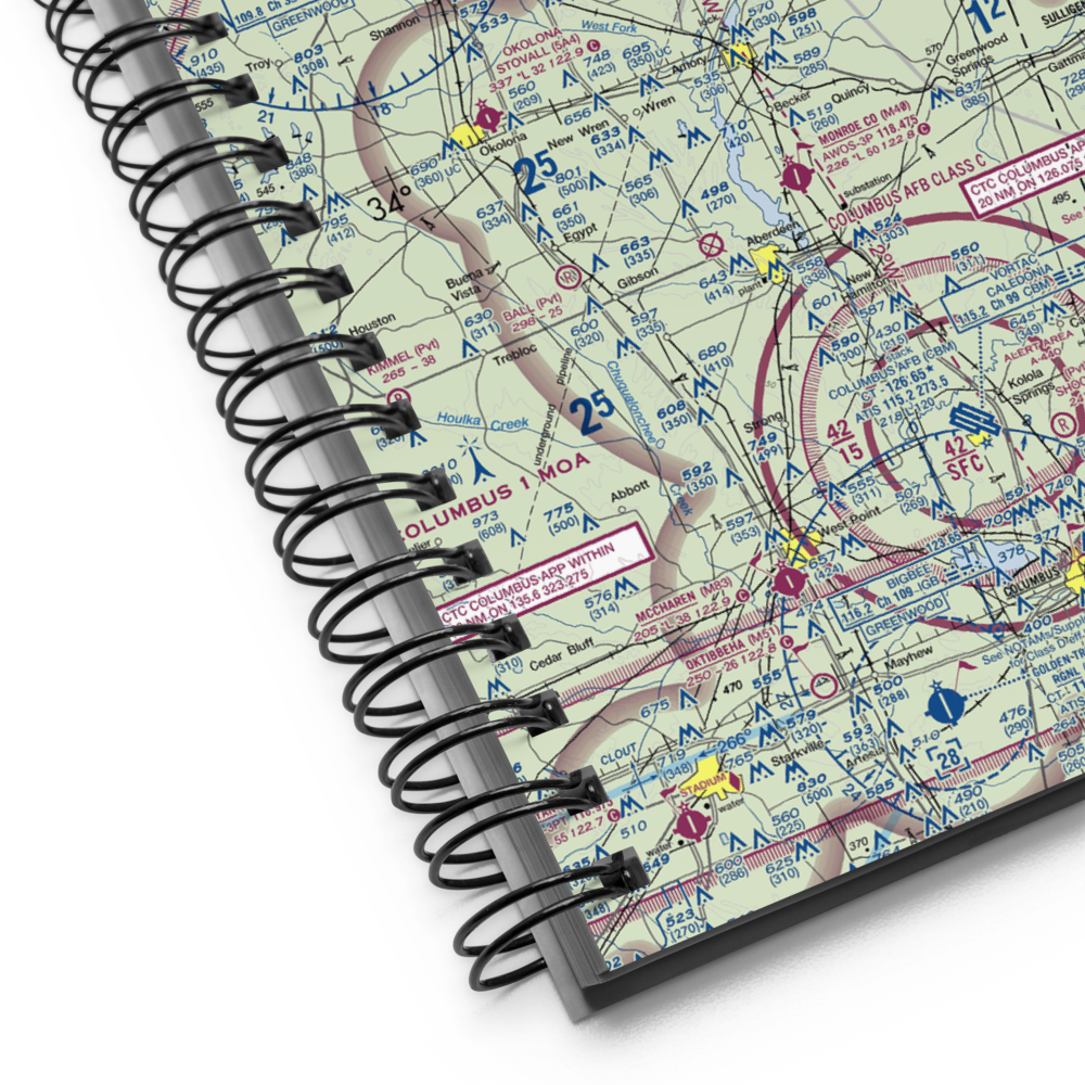Rye Field (MS63) VFR Sectional Notebook 