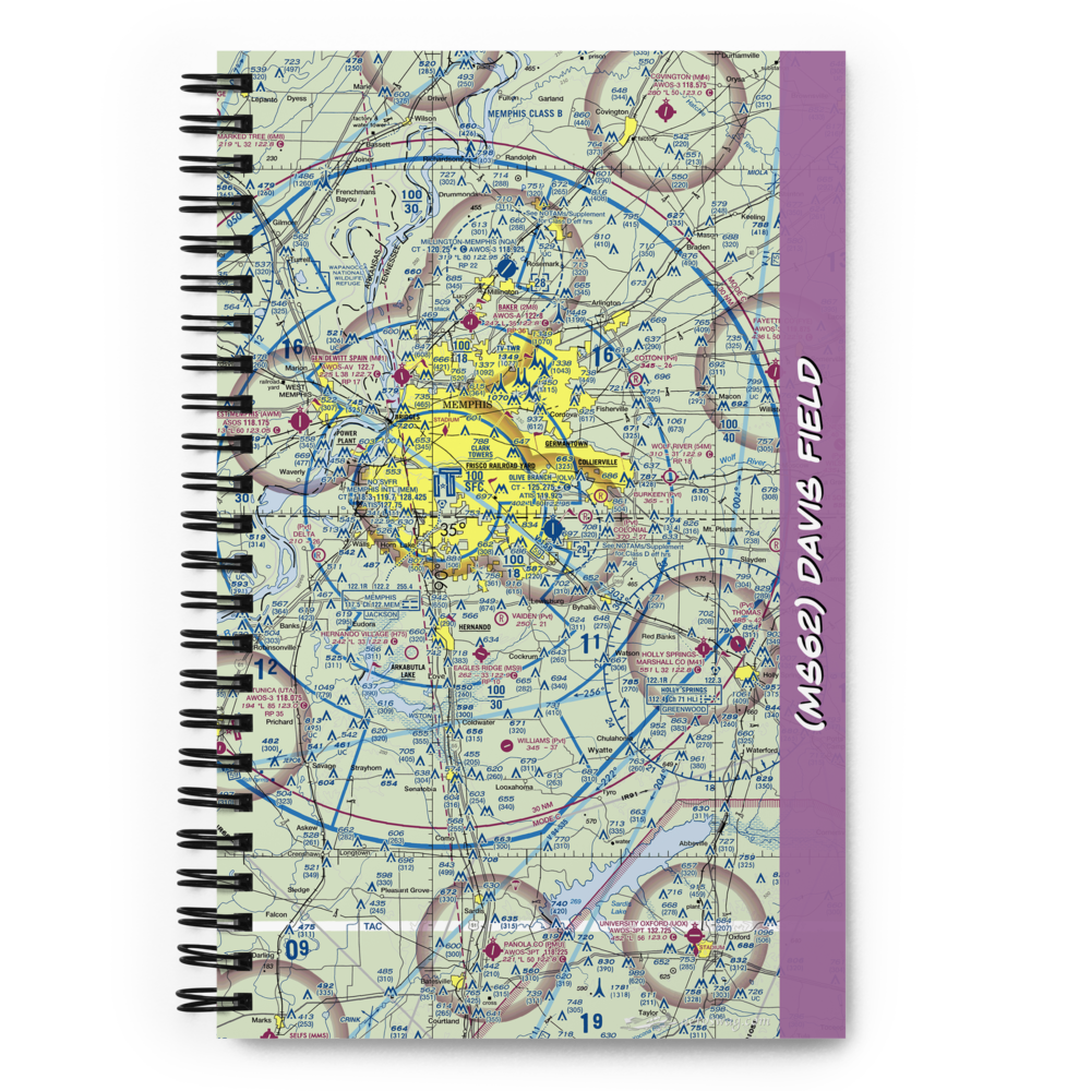 Davis Field (MS62) VFR Sectional Notebook 