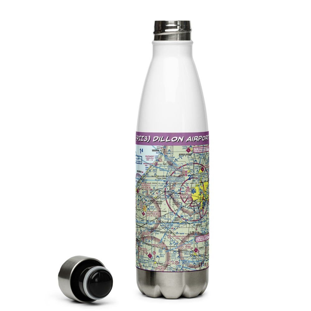 Dillon Airport (9II3) VFR Sectional Water Bottle 