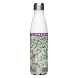 Francis Airport (9II8) VFR Sectional Water Bottle