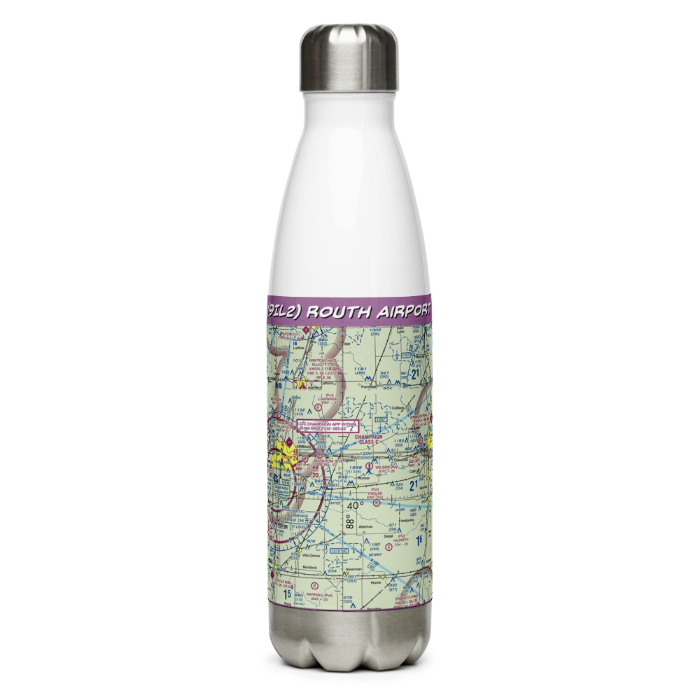 Routh Airport (9IL2) VFR Sectional Water Bottle 