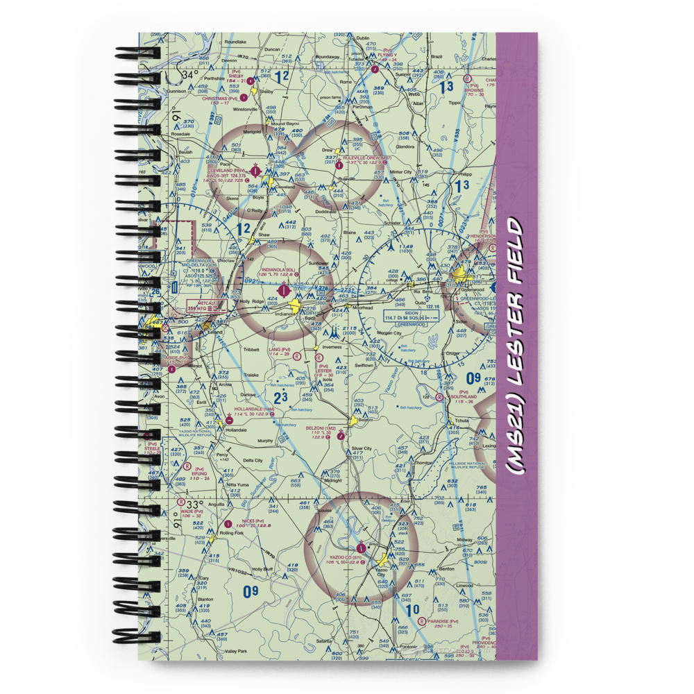 Lester Field (MS21) VFR Sectional Notebook 