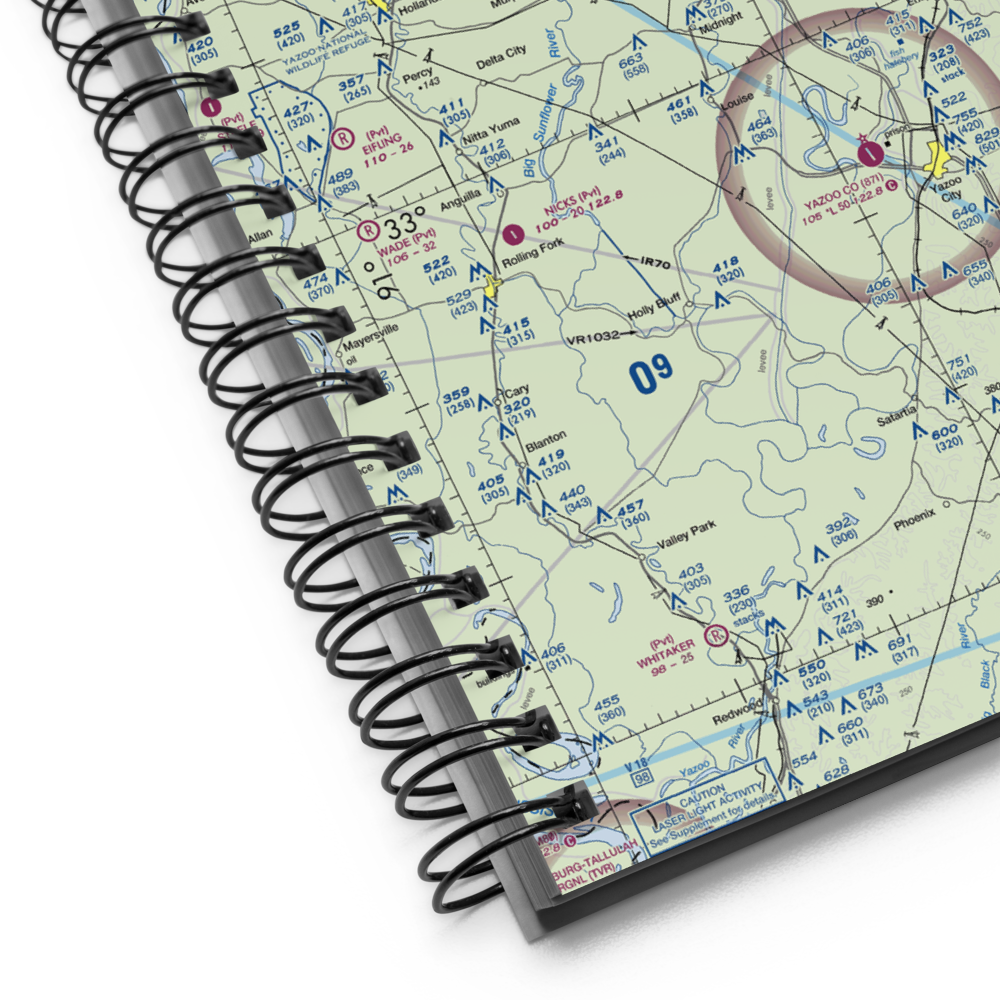 Turner Field (MS10) VFR Sectional Notebook 