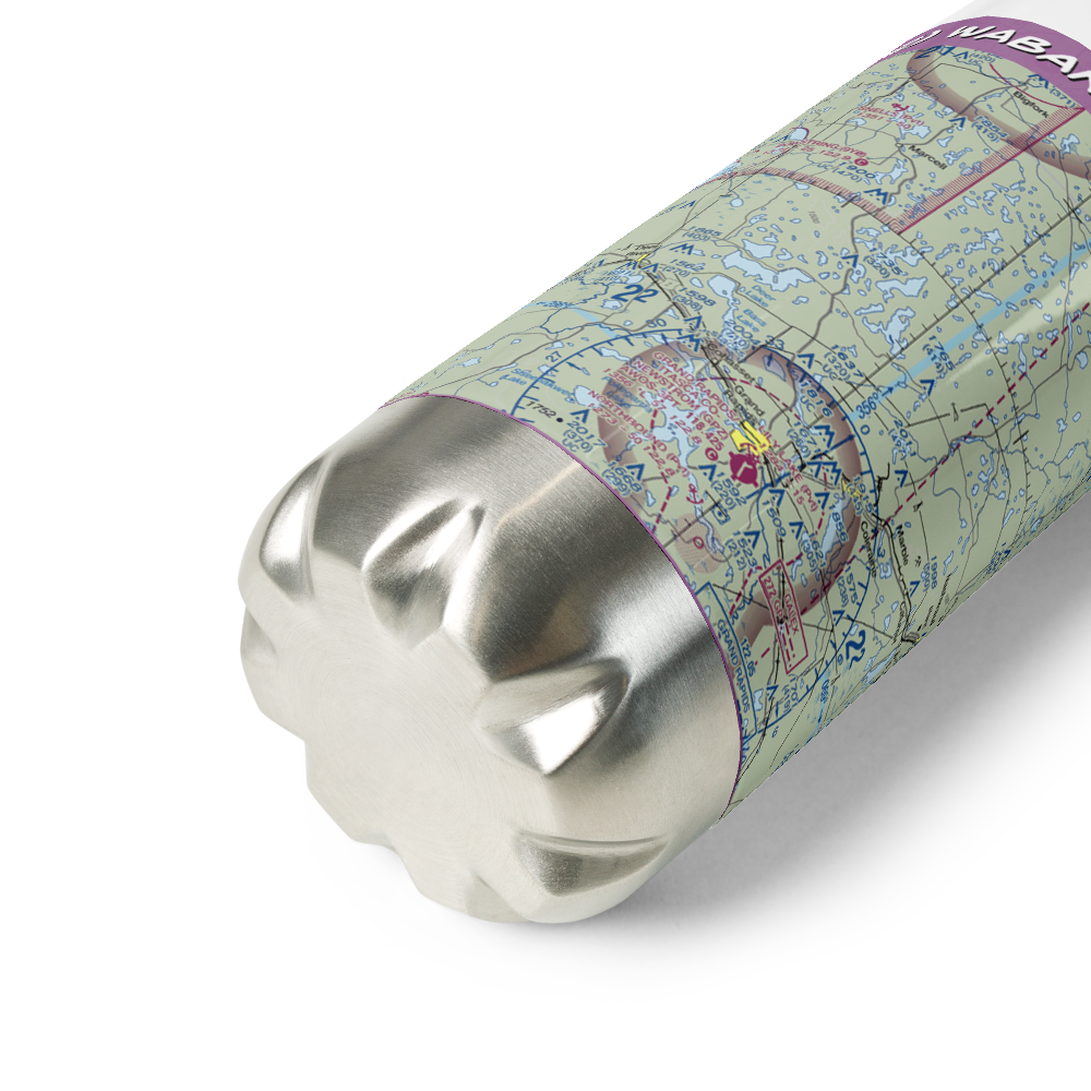 Wabana Seaplane Base (9MN2) VFR Sectional Water Bottle 