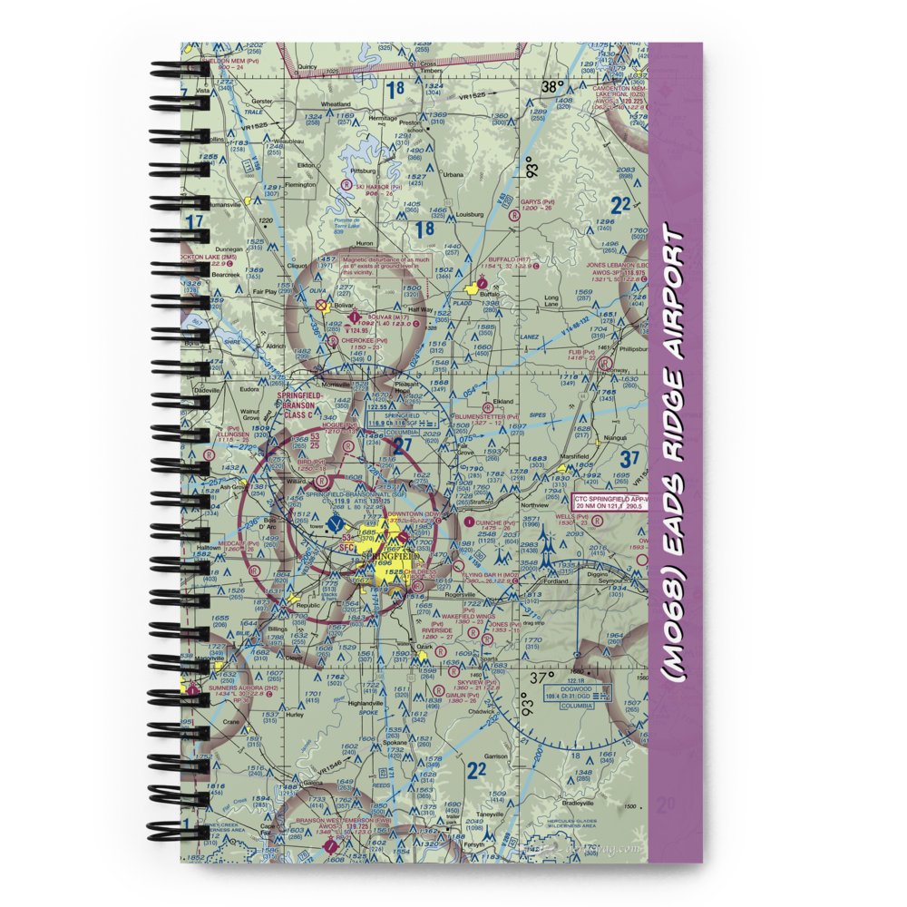 Eads Ridge Airport (MO68) VFR Sectional Notebook 