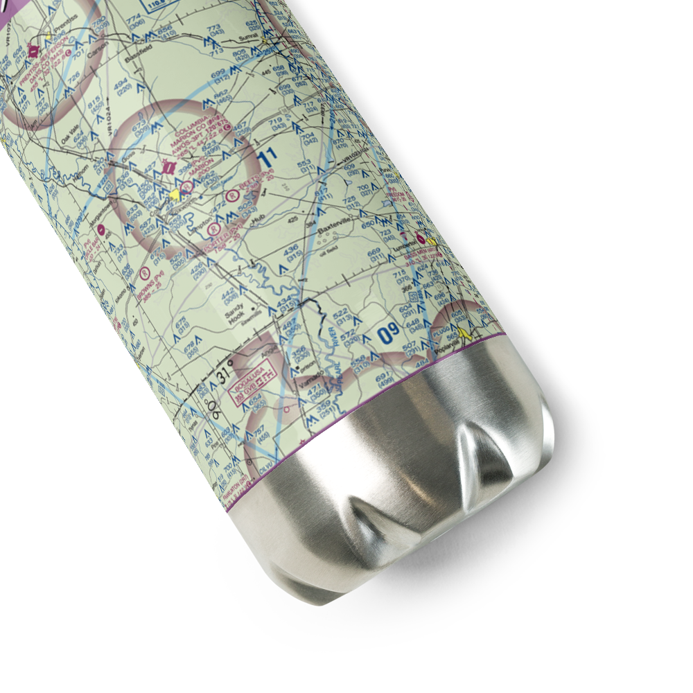 Beets Airport (9MS9) VFR Sectional Water Bottle 