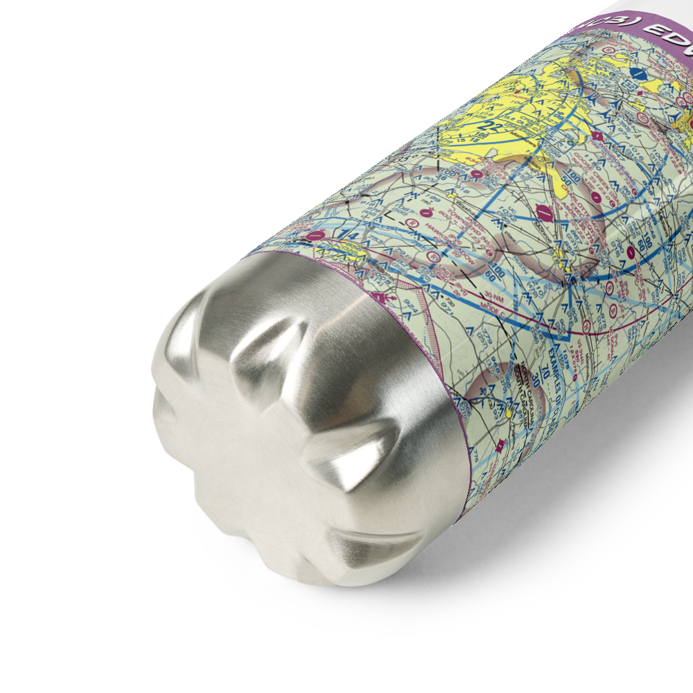 Edwards Airport (9NC3) VFR Sectional Water Bottle 