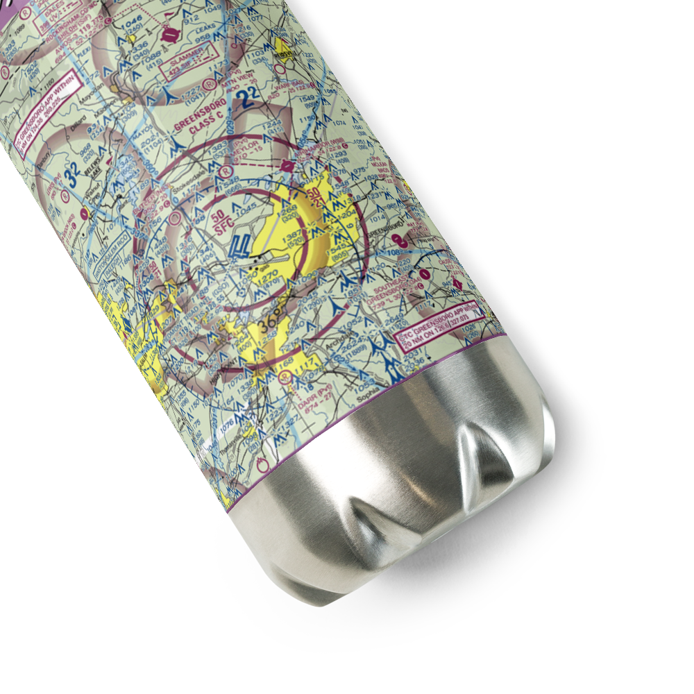 Meylor Field (9NC9) VFR Sectional Water Bottle 