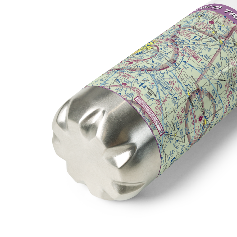 Triple F Airpark (9NR7) VFR Sectional Water Bottle 