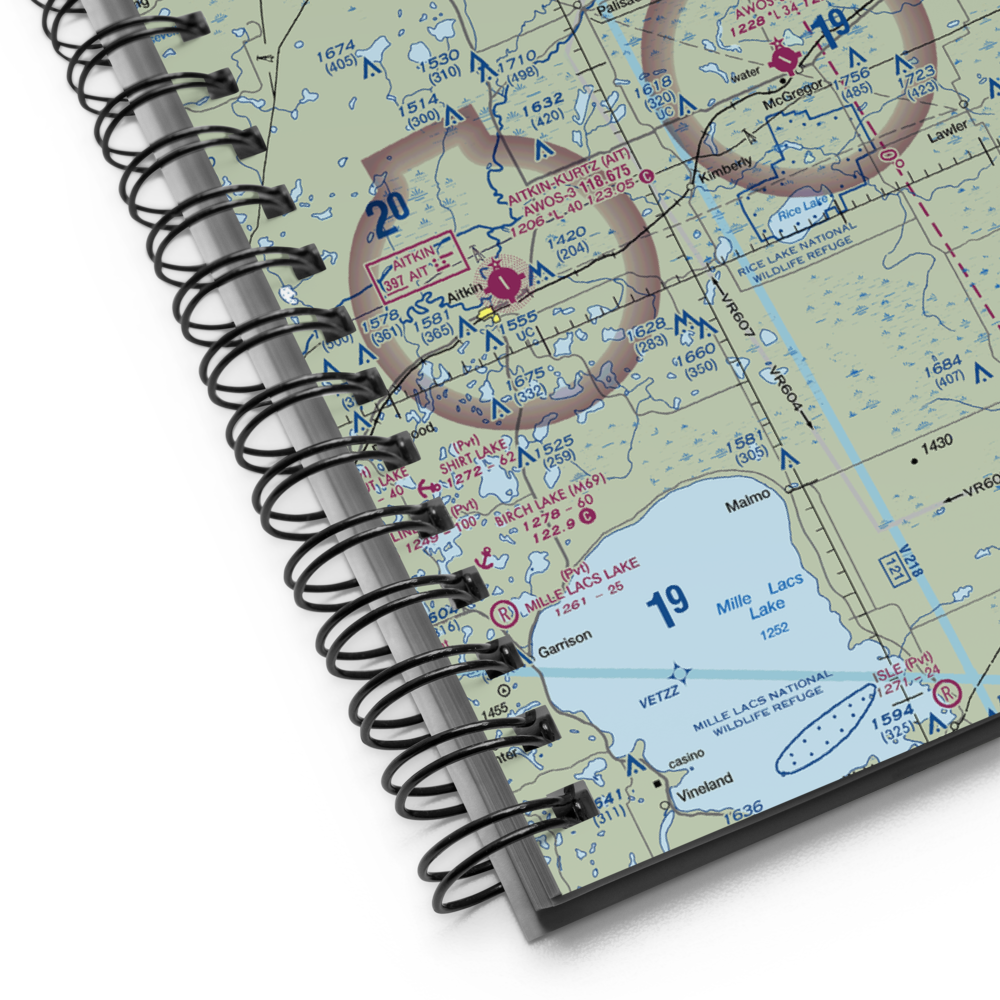 Krezowski Seaplane Base (MN75) VFR Sectional Notebook 