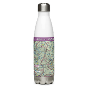 Transportation Research Center of Ohio Airport (9OI5) VFR Sectional Water Bottle
