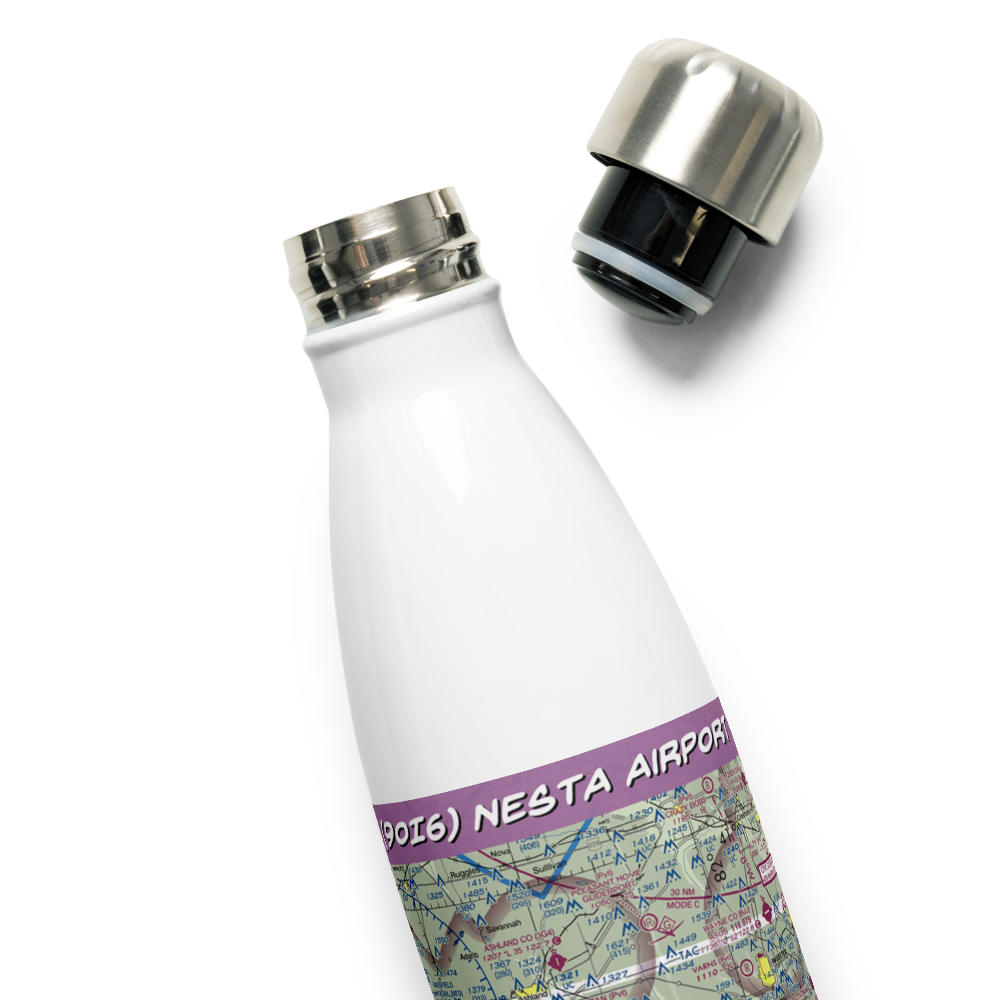 Nesta Airport (9OI6) VFR Sectional Water Bottle 