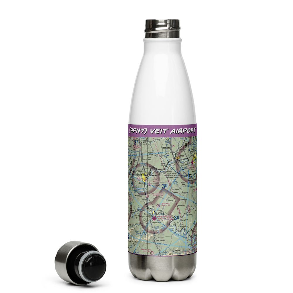 Veit Airport (9PN7) VFR Sectional Water Bottle 