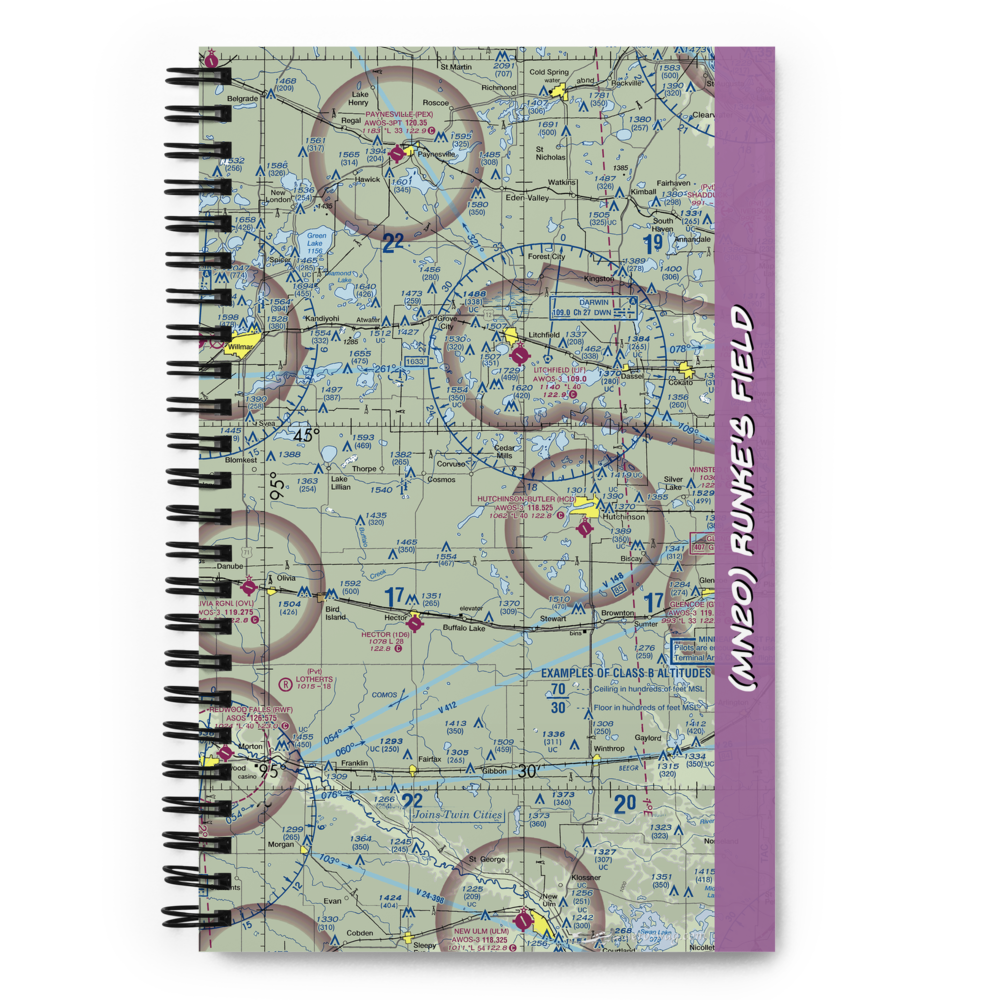 Runke's Field (MN20) VFR Sectional Notebook 