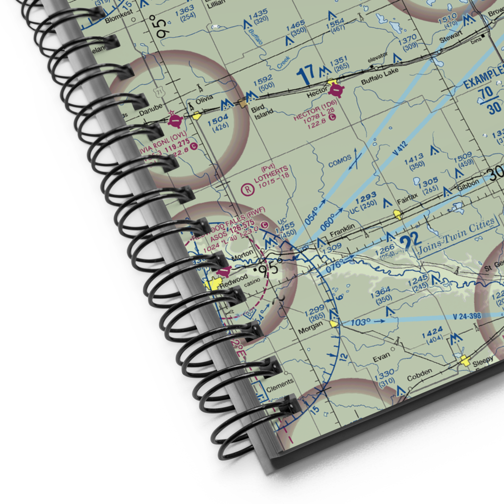 Runke's Field (MN20) VFR Sectional Notebook 