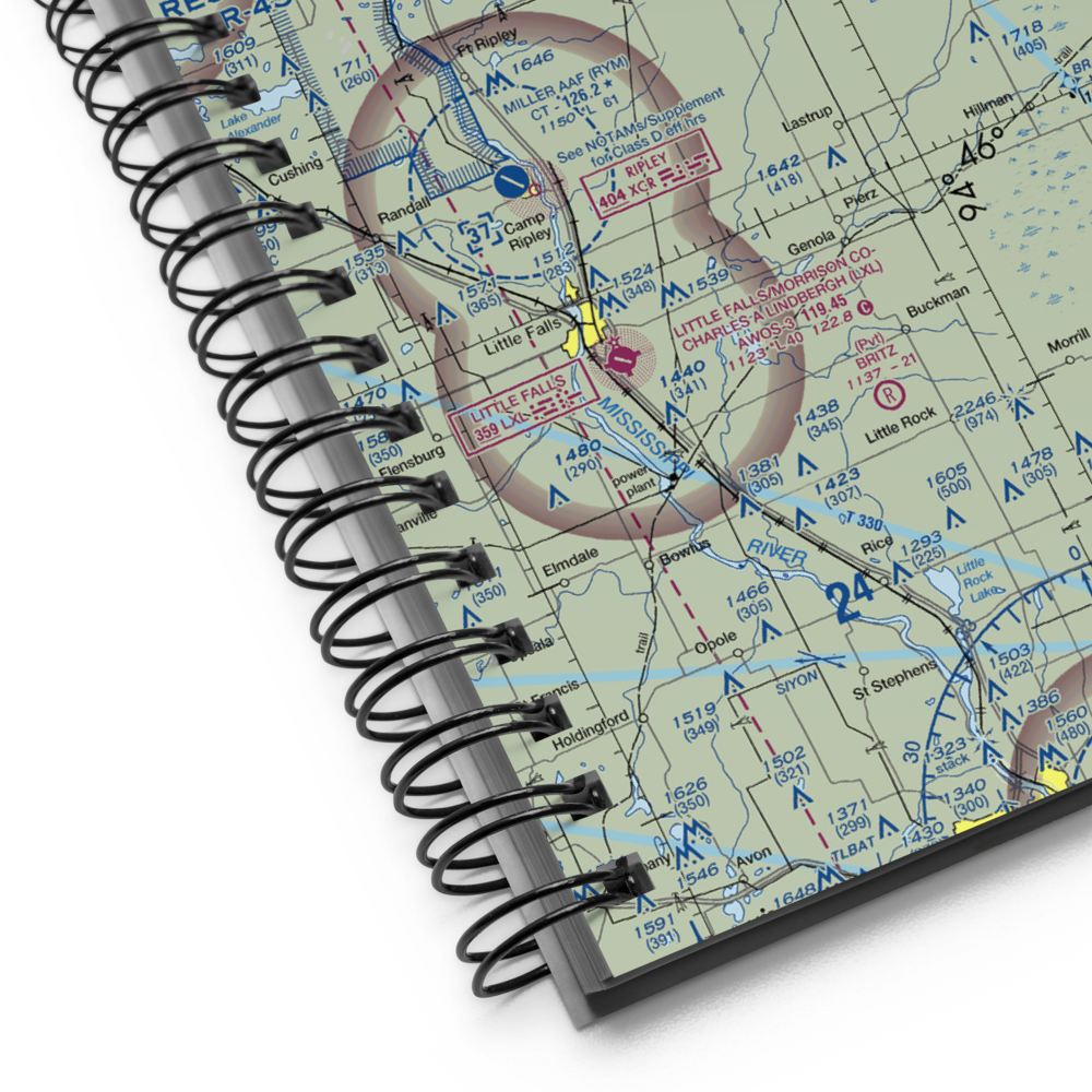 Barrett Airport (MN18) VFR Sectional Notebook 