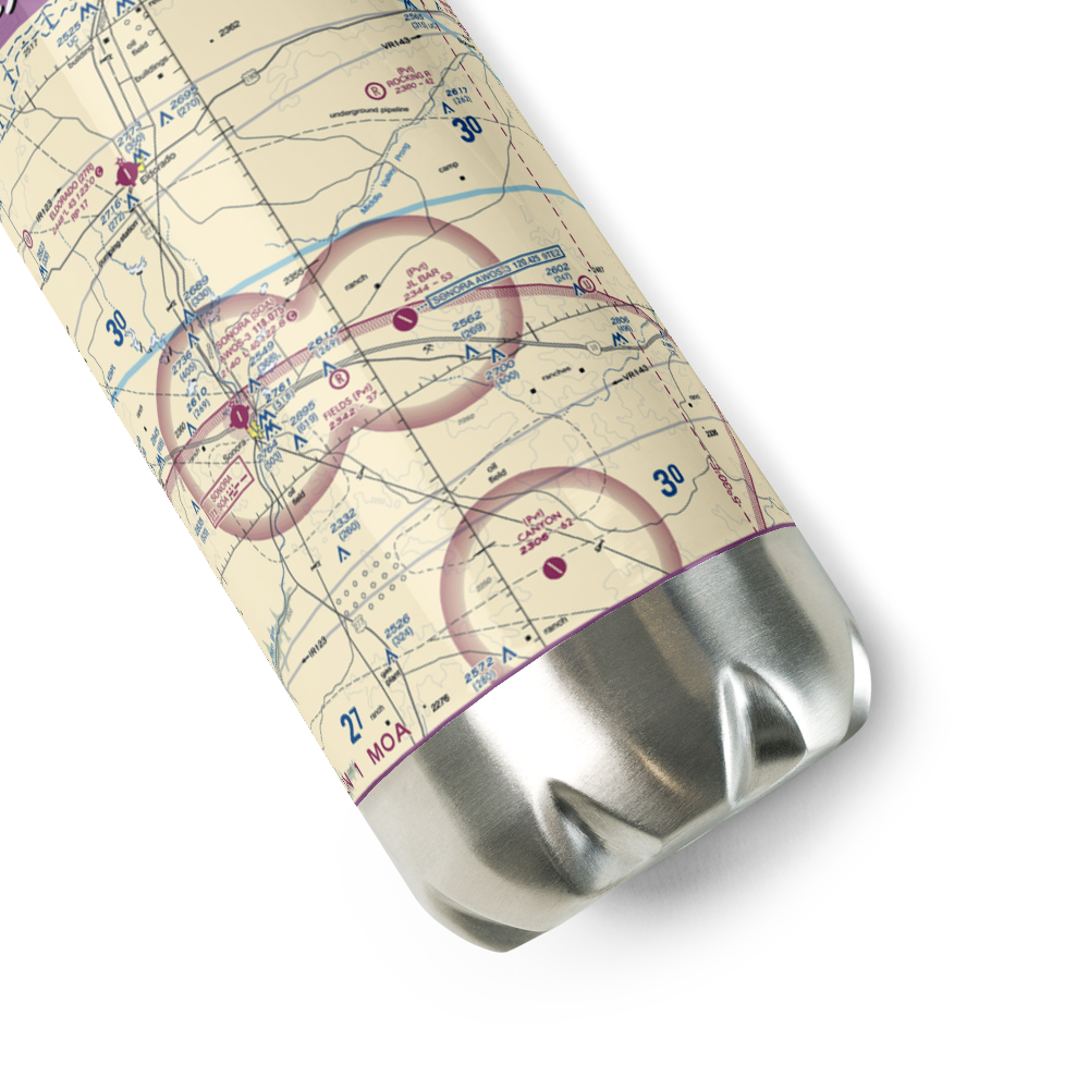 JL Bar Ranch (9TE2) VFR Sectional Water Bottle 